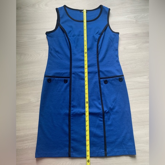 MSK Blue Dress With Black Detailing 💙 - Picture 4 of 5